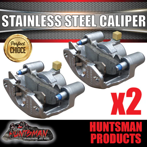 Stainless Steel Full Trailer Hydraulic Ventilated Disc 6 Stud L/C Brake Kit - Image 12