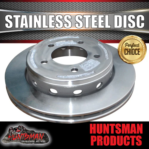 Stainless Steel Trailer Hydraulic Ventilated Disc 5 Stud L/C Brake Kit. S/S Pads - Image 10