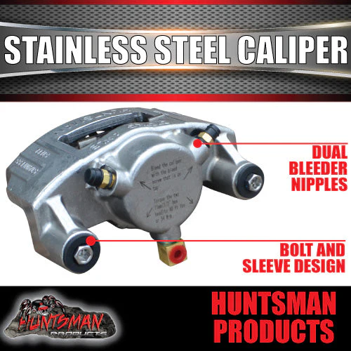 Stainless Steel Trailer Hydraulic Ventilated Disc Brake Kit - Image 4