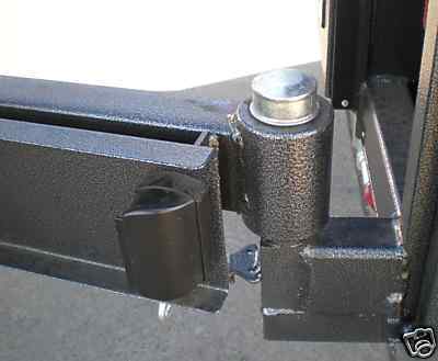 Rear Bar Swing Away Spare Wheel Bracket Hinge Kit.  Machined 45X250mm Square Stub Axle For 4wd & Camper Trailers - Image 6