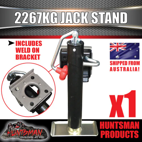 trailer caravan canopy jack stand. 2267kg rated. heavy duty, 270mm extension - Image 2