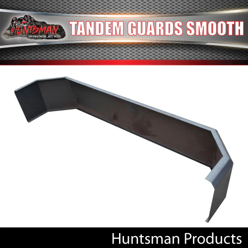 2x Tandem 1740mm x 250mm Smooth Trailer Caravan Mudguards. Suits Rocker Roller Springs - Image 3