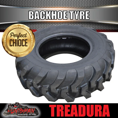 Treadura Backhoe Tyre 12.5/80-18 12 PLY Industrial Tractor 12.5 80 18. 18 Lugs - Image 3