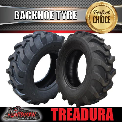 Treadura Backhoe Tyre 12.5/80-18 12 PLY Industrial Tractor 12.5 80 18. 18 Lugs - Image 4