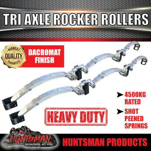 DIY 4200Kg Tri Axle Hydraulic Disc Boat trailer Kit Dacromet Springs, Hydrapro, Axles 64" - 77" - Image 3