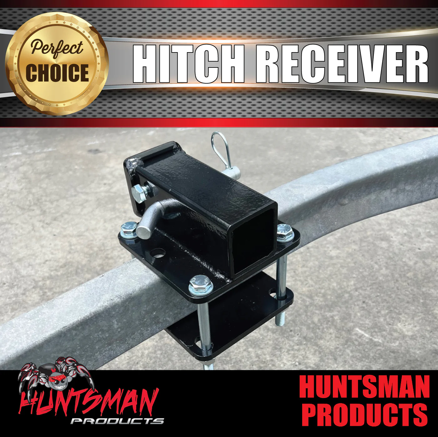 Universal Hitch Receiver Perfect For Caravans Trailers Bumpers & Bike Carriers - Image 4