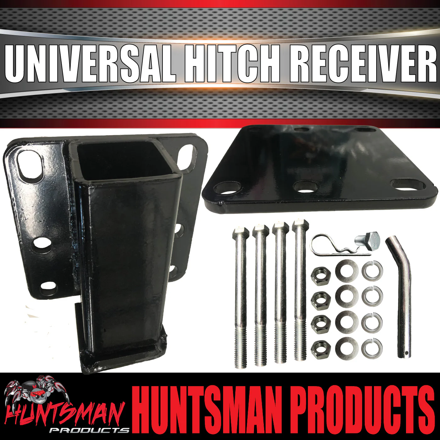 Universal Hitch Receiver Perfect For Caravans Trailers Bumpers & Bike Carriers - Image 6