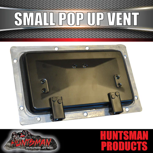 Small Black Pop Up Roof Air Vent For Trailer Canopy Horse float Truck Caravan - Image 4