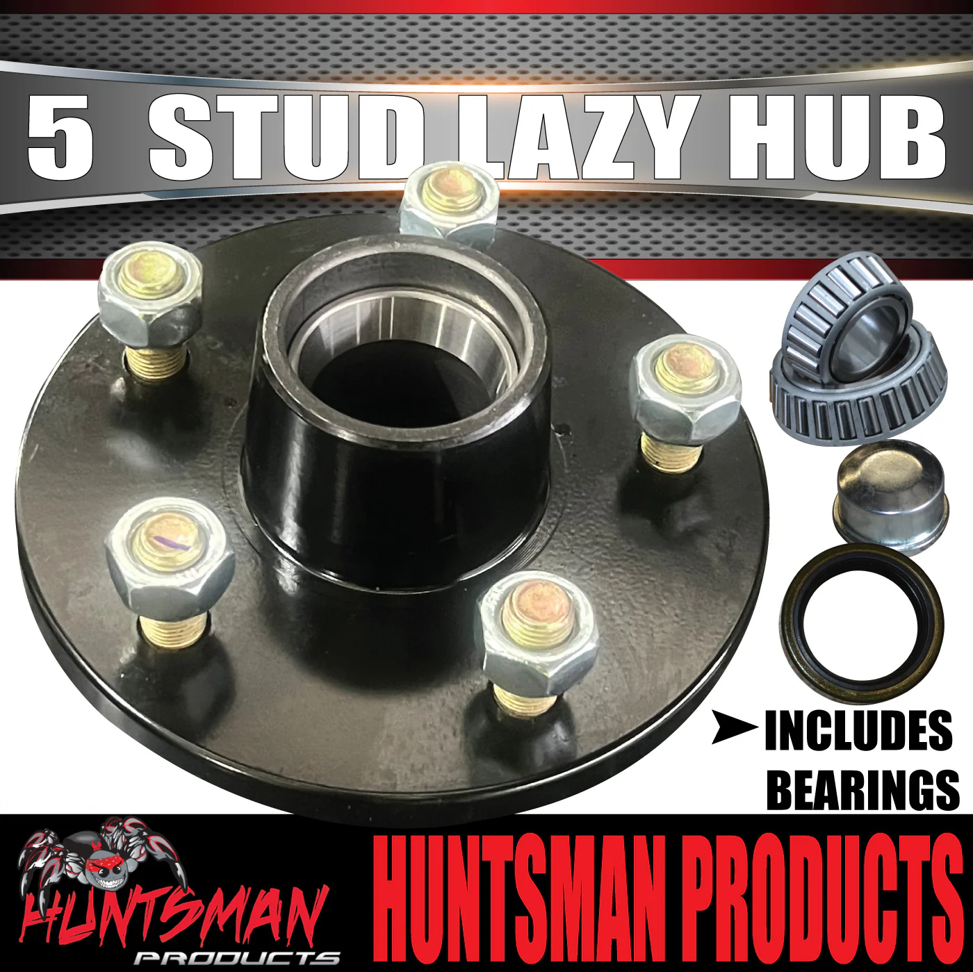 x1 Trailer Caravan Lazy Hub Commodore Pattern 5/120 PCD & LM Holden Size Bearing Kit - Image 4