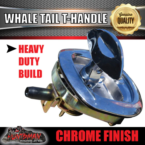 x10 Chrome Whale Tail T Handle Folding Lock for Trailer Caravan Canopy - Image 6