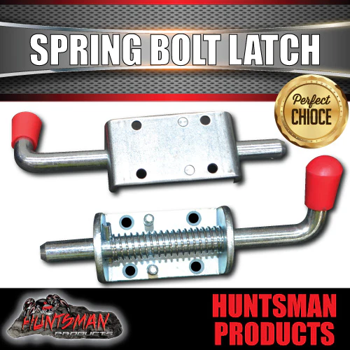 X10 Trailer Truck Door Spring Bolt Latch Catch 12mm x 160mm Ute Float Tailgate 1/2" - Image 5