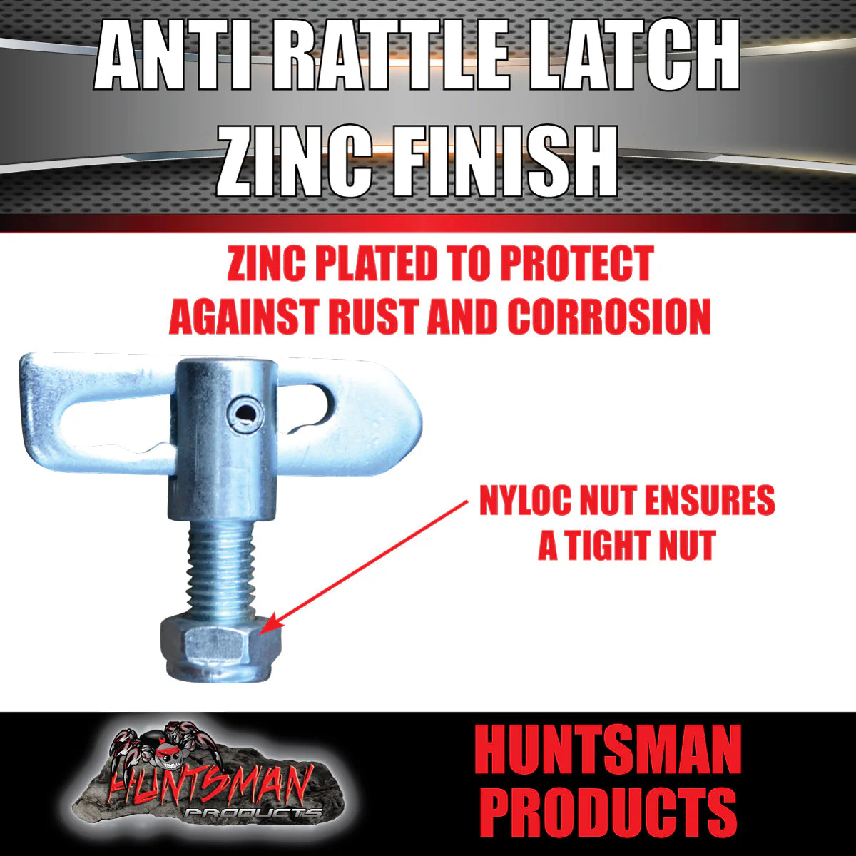 x10 Trailer Ute Tailgate Anti Rattle Latch Catch - Image 3