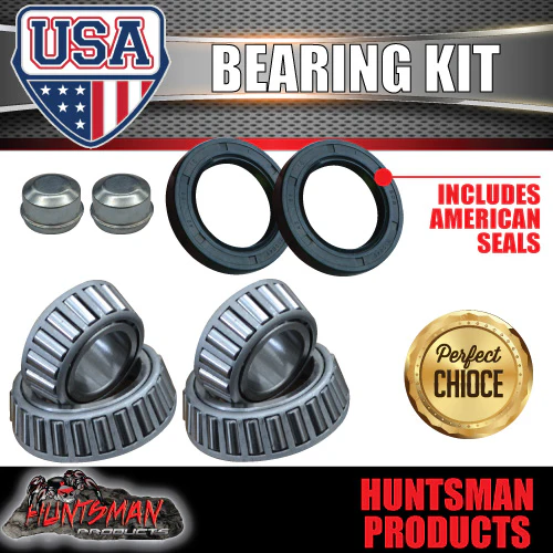 x2 Dacromat Ford Pattern Trailer Hubs American Bearing L68149 & L44649 - Image 4