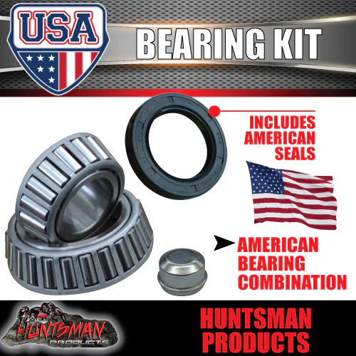 x2 Dacromat Ford Pattern Trailer Hubs American Bearing L68149 & L44649 - Image 6