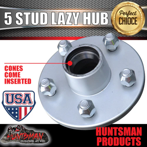 x2 Dacromat Ford Stud Trailer Hubs KOYO American Bearings L68149 & L44649 - Image 4