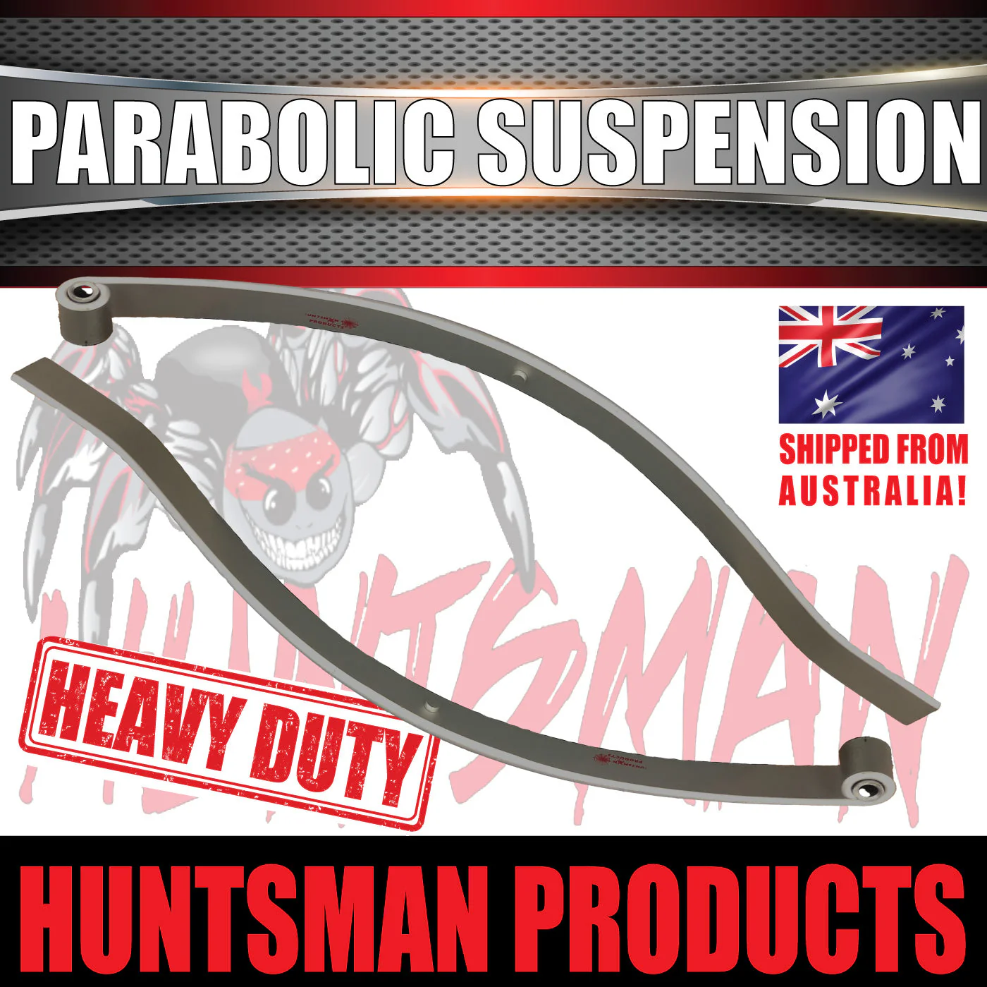 x2 Dacromet 13mm Trailer Parabolic 600kg Springs + U Bolt & Hanger Kit. - Image 7