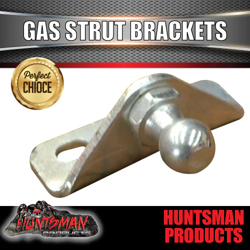 x2 EXTERNAL GAS STRUT BRACKETS SUIT 10MM BALL END STRUTS - Image 2
