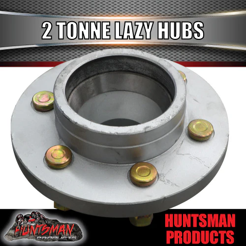 x2 Gal 2 Tonne 6 Stud Trailer Caravan Hubs 6/139.7 pcd 2000kg KOYO Bearings. SG CASTING - Image 3