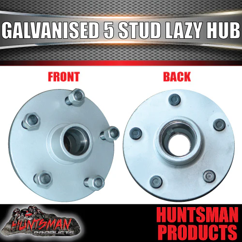 x2 Galvanised 5 stud Landcruiser Stud Pattern lazy hubs & SL KOYO bearing Kits. Marine seals - Image 3