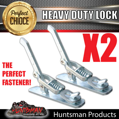 x2 Heavy Duty Over Centre Fastener Lock Latch (Weld On) - Image 5