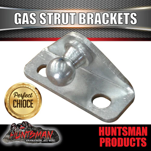 x2 INTERNAL GAS STRUT BRACKETS SUIT 13MM BALL END STRUTS - Image 2