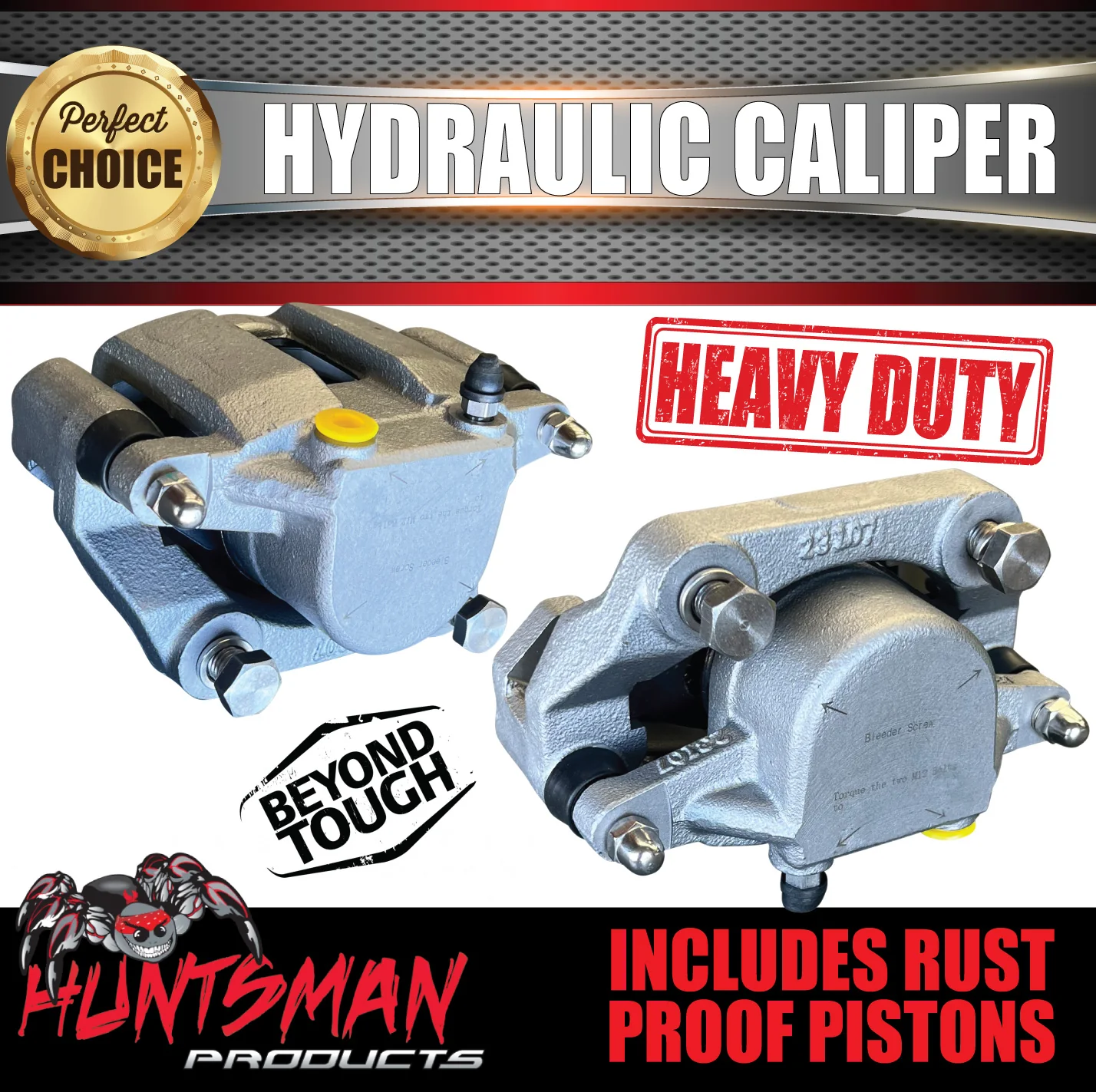 X2 Trailer Caravan Galvanised Hydraulic Disc Brake Calipers with Rust Proof Pistons suit Trojan Alko Huntsman - Image 7