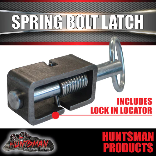 X2 Truck Trailer 4x4 Extremely Heavy Duty Spring Bolt Latch. 16mm Pin. - Image 3