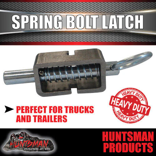 X1 Truck Trailer 4x4 Extremely Heavy Duty Spring Bolt Latch. 16mm Pin. - Image 2