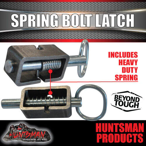 X1 Truck Trailer 4x4 Extremely Heavy Duty Spring Bolt Latch. 16mm Pin. - Image 4