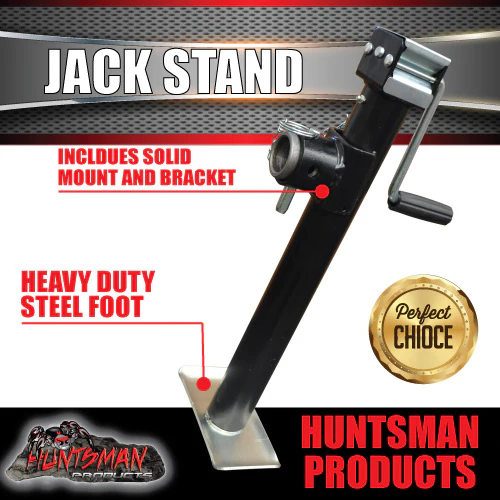 x4 caravan trailer canopy jack stands 907kg rated each. 385mm extension 050101 - Image 4