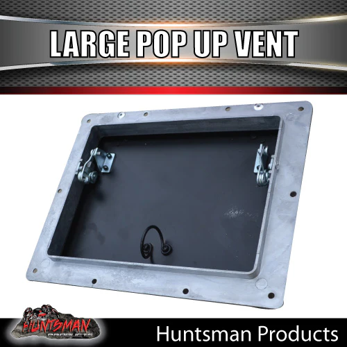 x4 Large Black Pop Up Roof Air Vent For Trailer Canopy Horse float Truck Caravanx4 - Image 4