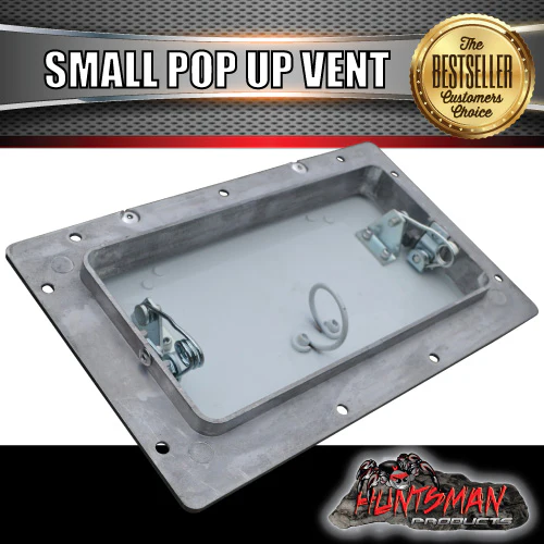 x4 Small White Pop Up Roof Air Vent For Trailer Canopy Horse float Truck Caravan - Image 4