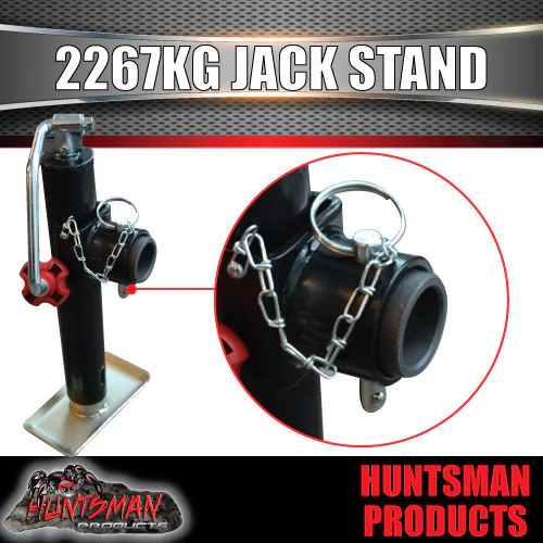 x4 trailer caravan canopy jack stands. 2267kg rated. heavy duty, 250mm extension - Image 2