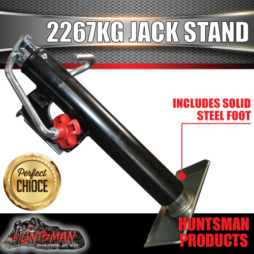 x4 trailer caravan canopy jack stands. 2267kg rated. heavy duty, 270mm extension - Image 3