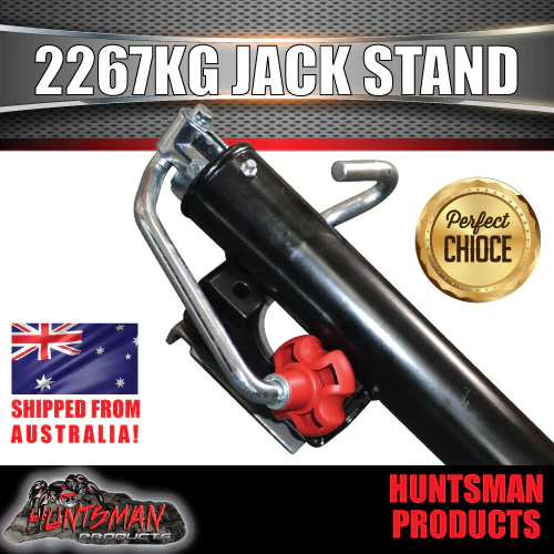 x4 trailer caravan canopy jack stands. 2267kg rated. heavy duty, 270mm extension - Image 5
