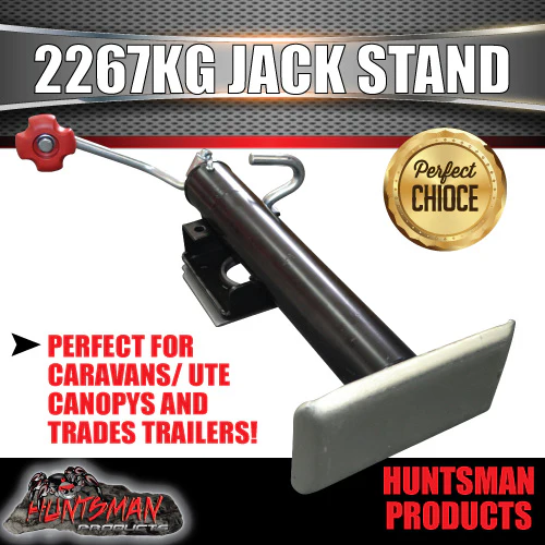 x4 trailer caravan canopy jack stands. 2267kg rated. heavy duty, 270mm extension - Image 6